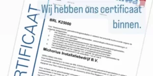 Wij zijn CO- gecertificeerd voor gasverbranding toestellen
