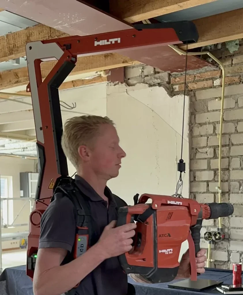 HILTI time bij Michorius ExoSkelet ervaring