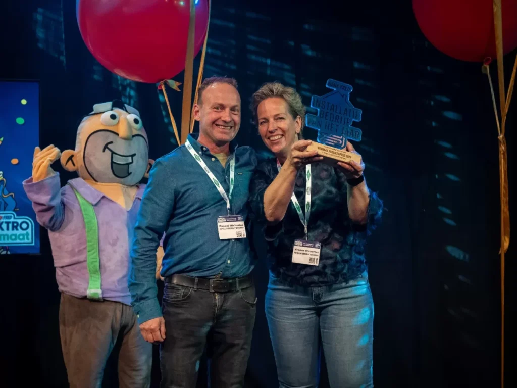 Nummer 1 met de “Publieksprijs” en 2de beste installatiebedrijf van Nederland